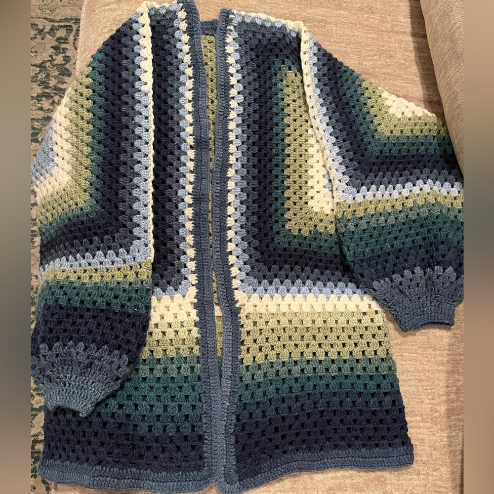 Cozy Hand-Knitted Wool Jacket for Sale!
